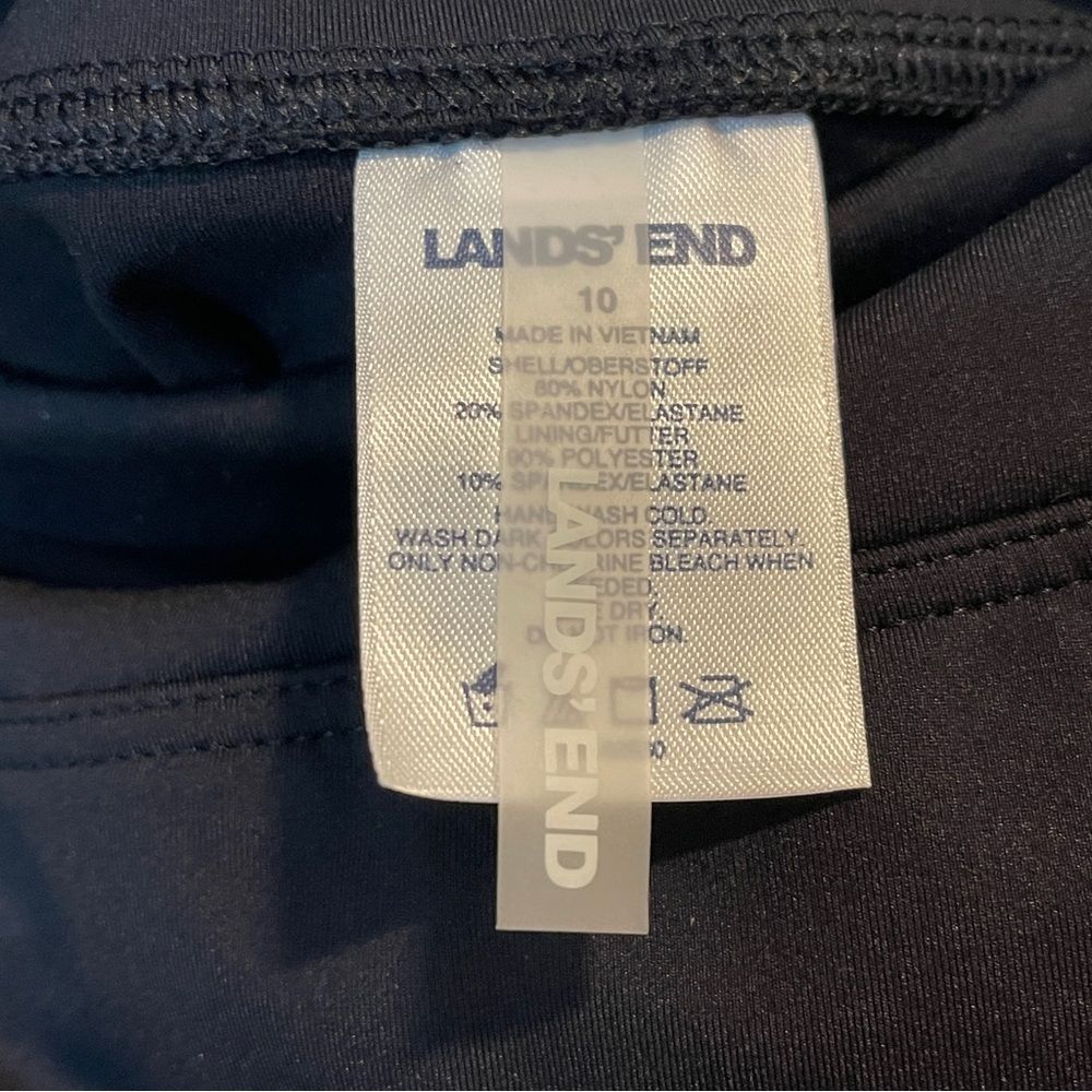 Lands' End Black Swim Skirt - Picture 4 of 6